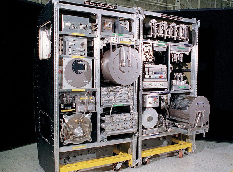 NASA spacecraft using silver water purification