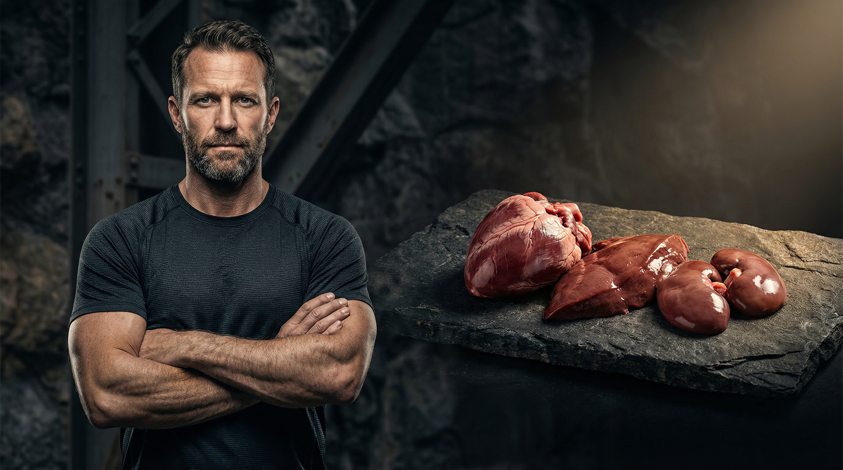 Men's health beef organ supplements