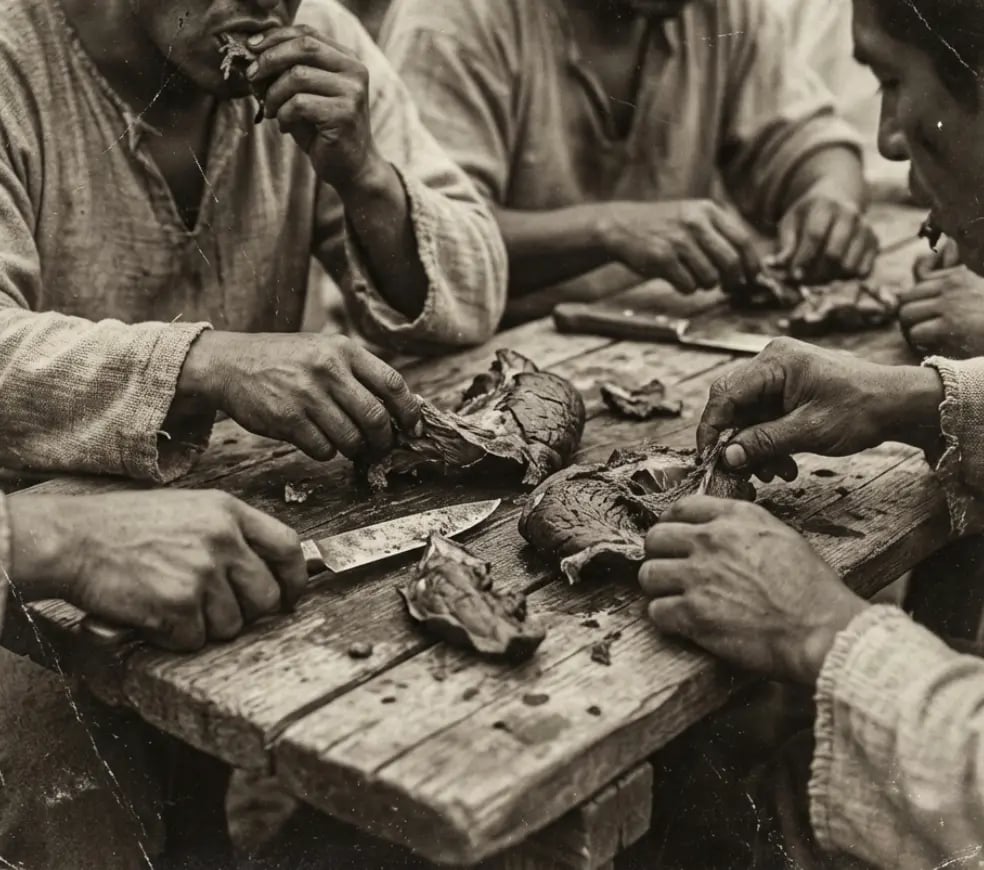 Fit man hiking in mountains